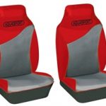 Aquasport-Grey/Red H/B Front Pair Car Seat Covers - 42606