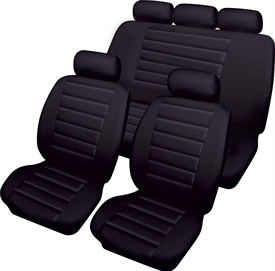 Carrera Black Full Set (Leatherlook Car Seat Covers – 2855303