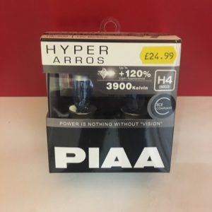 Piaa H4 Hyper Arros +120% Headlight bulbs