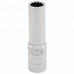12 Point Deep Socket, 3/8" Sq. Dr., 10mm