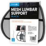 BLACK MESH LUMBAR SUPPORT
